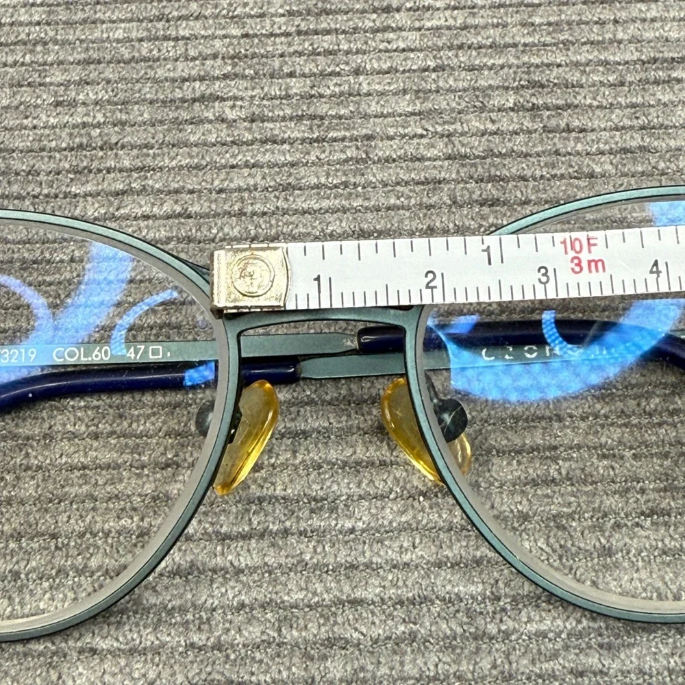 C-Zone W3219 Black‎ Metal Cat Eye Y2K Eyeglasses Frames Netherlands Col.60 47mm